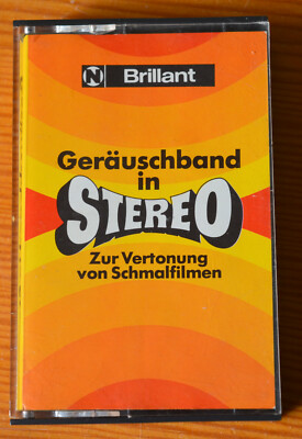 MC Geräuschband in Stereo (Brilliant) Geräusche Vertonung Schmalfilm Cassette