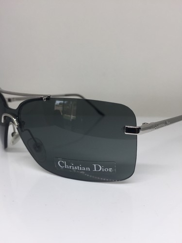 New Christian Dior Mini Motard 47 Dior 47 Sunglasses Shield C. Silver with Grey - Picture 3 of 12