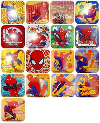 Marvel Ultimate Spider-Man Spidey 11'' X 11'' Magic Towel Disney Universal
