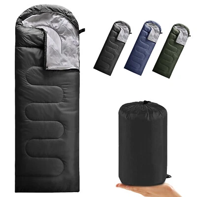 MARKENLOS Schlafsack Mumienschlafsack Deckenschlafsack 220x75cm Outdoor Camping Feldbett