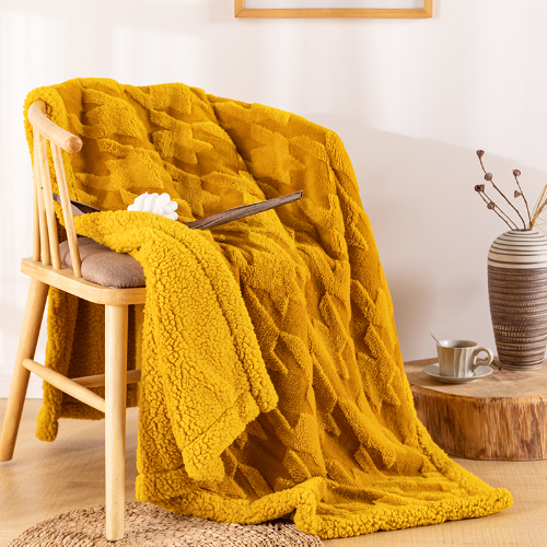 Plaid Überwurf Decke Dicke Decken Betten Winter Warm Flurry Stich Nap Sofa Bezug - Bild 7 von 14
