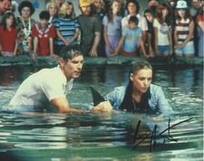 BESS ARMSTRONG SIGNED AUTHENTIC 'JAWS 3-D' 8x10 MOVIE PHOTO F w/COA ACTRESS
