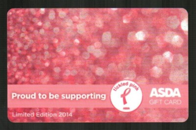 ASDA ( UK ) Proud to Be Supporting, Tickled Pink ( 2014 ) Gift Card ( $0 )