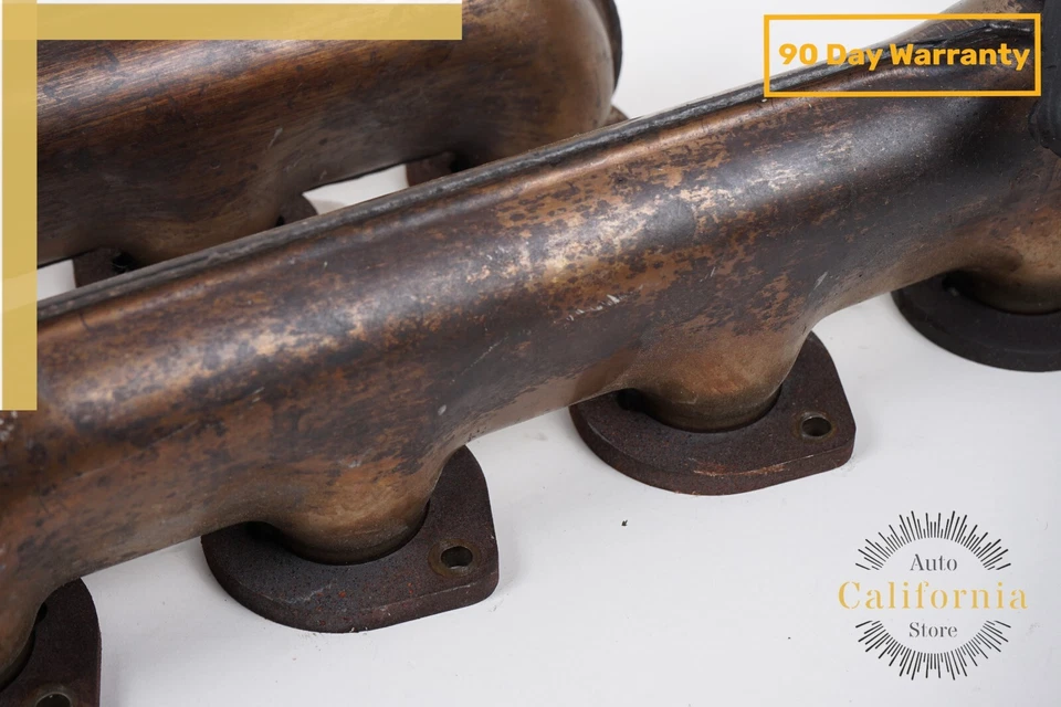 03-08 Mercedes R230 SL55 CLK55 AMG Coletor de Escape Direita e Esquerda Conjunto de 2 Fabricante de Equipamento Original - Imagem 3 de 4