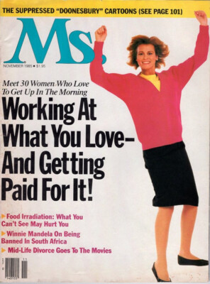 Ms Magazine November 1985 Work You Love - Food Irradiation - Winnie Mandela 