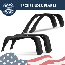 Fender Flares Flat Style for 97-06 Jeep Wrangler TJ Steel Off-Road Wheel Cover