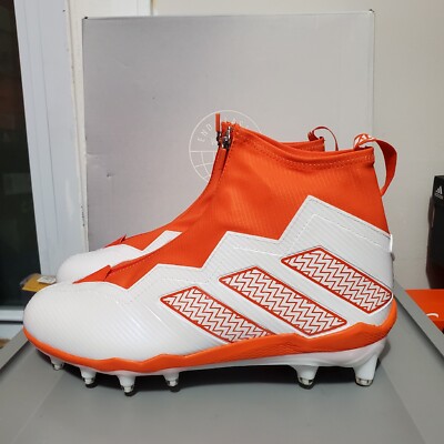 Men\'s Adidas Nasty 2.0 Football Cleats Orange White GZ9605 Size 13.5 NEW Men main image 3
