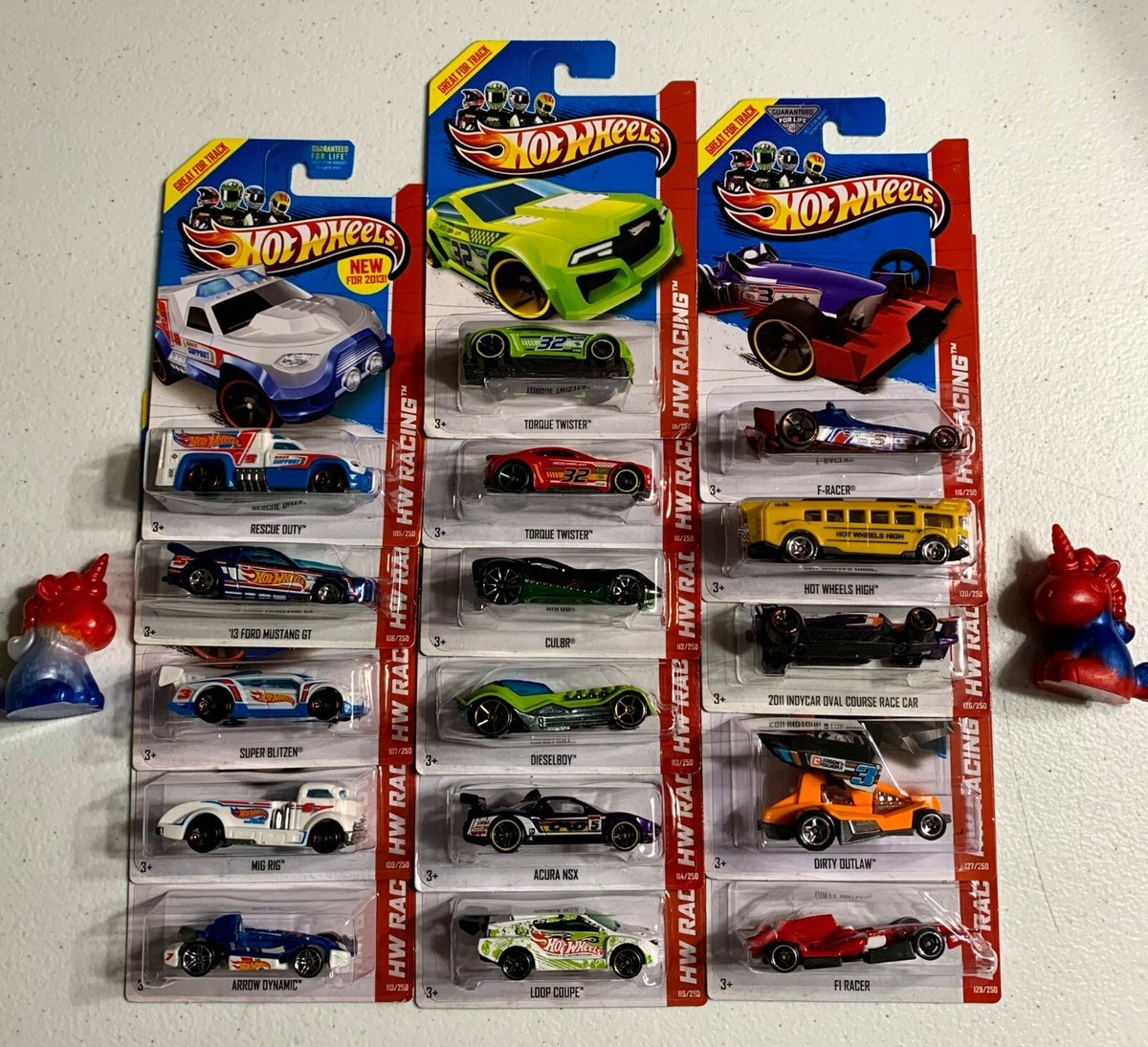 Hot Wheels 2013 HW Racing Misc Lot 1 Set of 16 | eBay