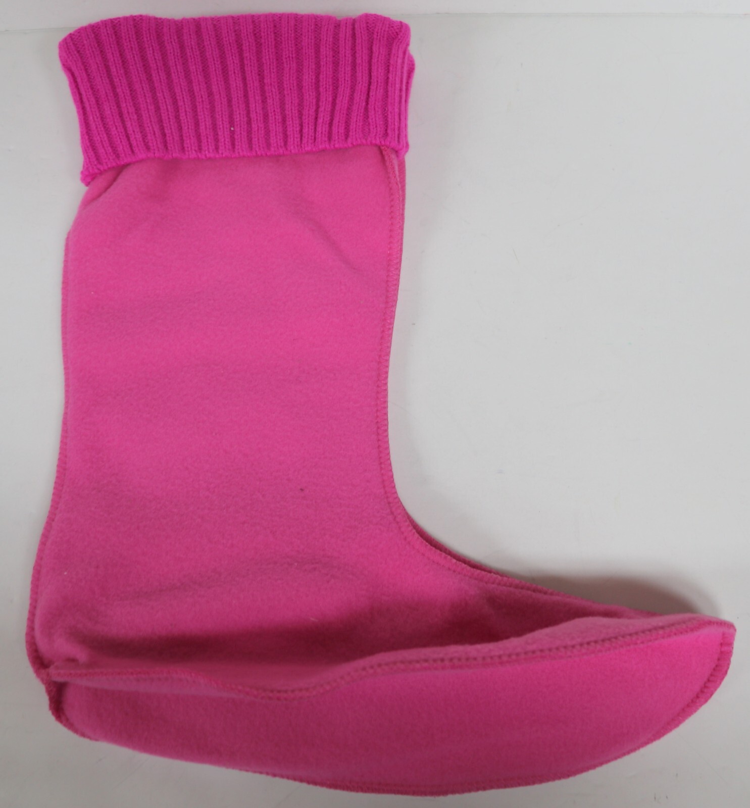CORKY'S BOOT WARMERS SIZE S BRIGHT PINK FLEECE LINER/STOCKING for