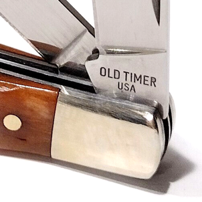 70s VTG NOS New! アメリカンファミリースケールデッドストック New USA Schrade Old Timer Generational Series Bone 94OTG Trapper