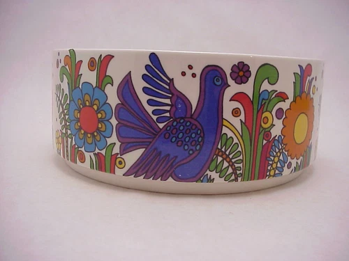 Vintage Villeroy & Boch Acapulco 8" Round Serving Bowl "  3 1/8" Deep