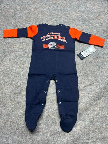 Auburn Tigers NCAA Infant Team Believer Long Sleeve Romper 0 to 3 months - Picture 2 of 6