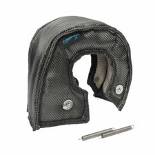 T4 Carbon Fiber Turbo Heat Shield Turbocharger Blanket Cover Wrap Black T4 Carbon Fiber Turbo Heat Shield Turbocharger Blanket Cover Wrap Black