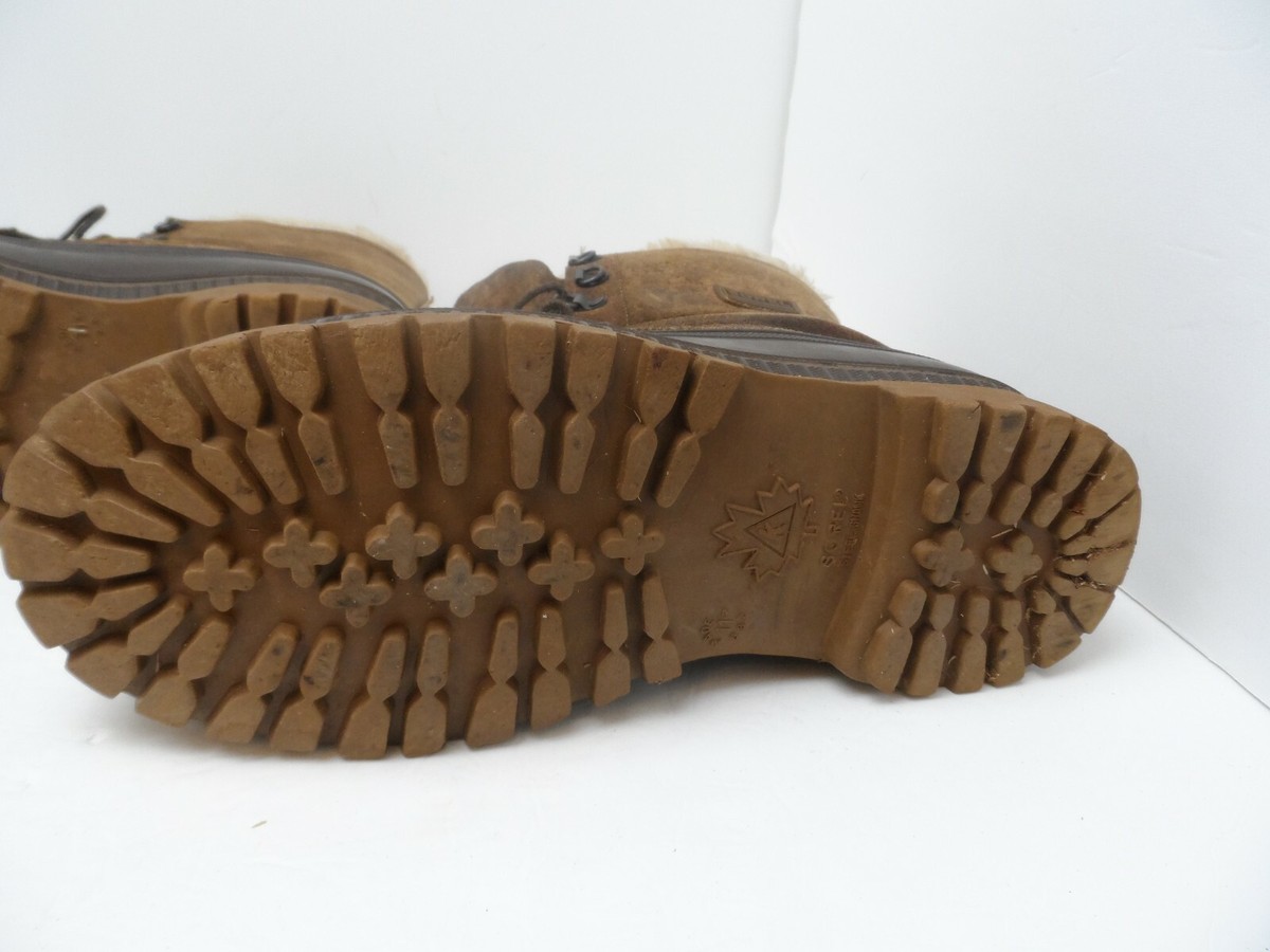 Sorel Kaufman Steel Shank Men’s Black Rubber Brown Suede Winter Boots. Size 8 Sorel Kaufman Steel Shank Men main image 3