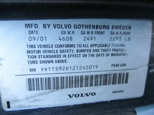 Motor limpiaparabrisas de pasajeros con brazo y cuchilla para Volvo S80 2002 - Imagen 12 de 12