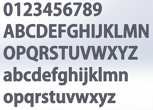 4 inch Bold house numbers letters; color choices - Picture 11 of 12