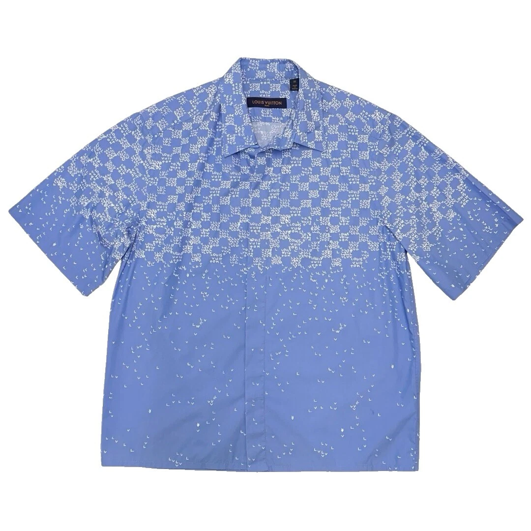 Louis Vuitton Cotton Short Sleeve Casual Button-Down Shirts for Men