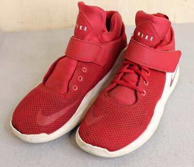 Men's Nike Kwazi Basketball Shoes Size Action Red High Tongue