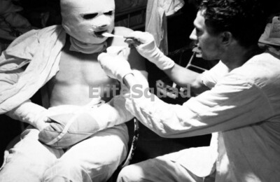 #ad WW2 Picture Photo pressure bandaged burns after kamikaze attack 0860 $5.95