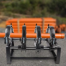 4 Clamps Pipe Fusion Welder Pipe Welding Machine 63-160MM Butt PE HDPE Profess