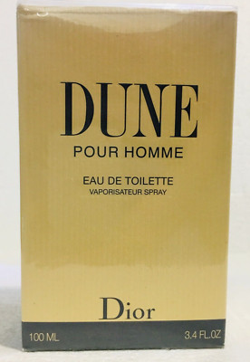 Dune Pour Homme Chirstian Dior for Men Eau de Toilette 100ml New in Sealed Box
