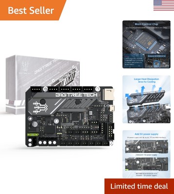 3D Printer Motherboard - Supports Marlin/Klipper - DIY Friendly - Silent Control