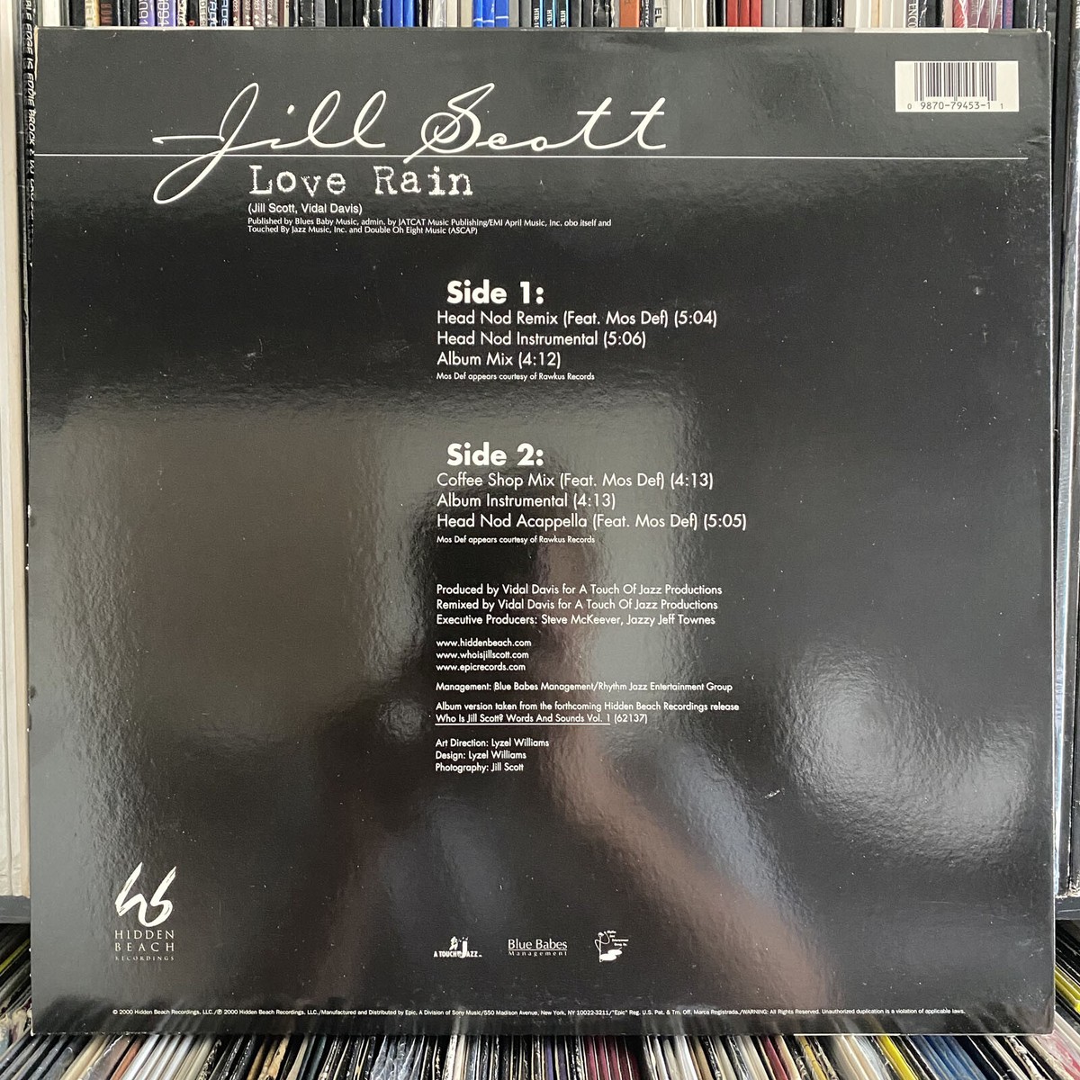 JILL SCOTT - LOVE RAIN (+REMIXES) (12