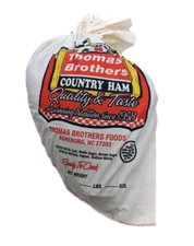 Thomas Brothers Whole Country Ham, 14 to 16 Pounds (Bagged Unsliced)