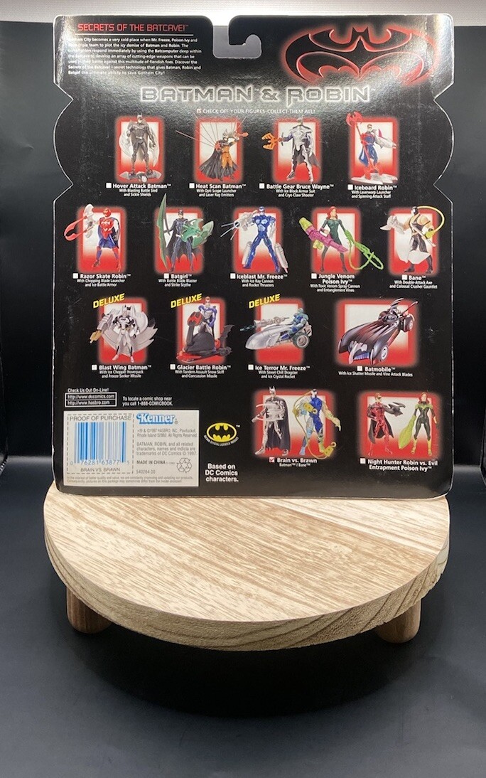 KENNER HASBRO BATMAN AND ROBIN BRAIN VS BRAWN BATMAN VS BANE