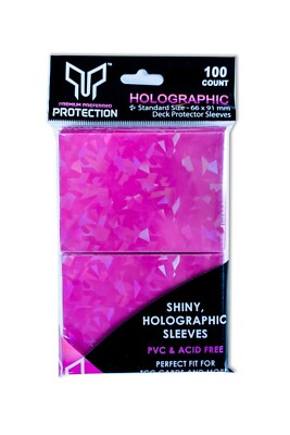 holographic card sleeves pokemon 新品】Prismatic Defender Holographic Card Sleeves Perfect Fit Oracle(ラメ入 main image 1