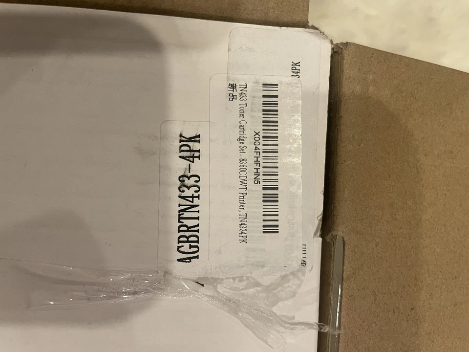 Cartucho de tóner de tinta BRTN433-4pk modelos no compatibles OEM en descripción Foto 4 de 4