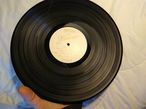 CRANIUM'S Carlos Santana WELCOME original Embossed Lp NM w/inner - Picture 4 of 12