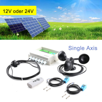 Solar Tracker Controller 12/24V Automatic Solar Panel Tracker + Remote Control