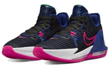 Men's Nike Lebron Witness VI Black Siren Red CZ4052-005 Basketball Shoe