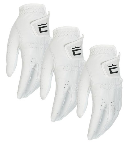 Cobra Mens Pur Tour Glove Rh - 90945901 - White - S - 3-PACK