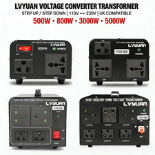Heavy-Duty Voltage Transformer 500W 800W 3000W 5000W Step Up Step Down 110V-240V