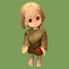 1965 HASBRO Minty LITTLE MISS NO NAME DOLL ORIGINAL TEAR/DRESS/Patches/Panties