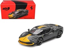 BBR BBRFER64007 1/64 Ferrari 296 GTB Assetto Fiorano Grigio Scuro