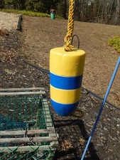 FREE SHIP 219 Maine Lobster BUOY nautical pot bouy float shore crab Lake CAPE