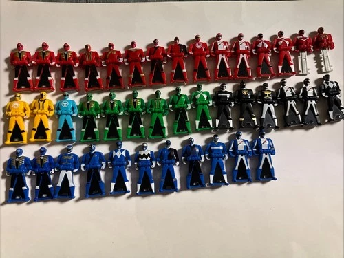 Vintage 3” Power Ranger Mixed Key Lot (41)