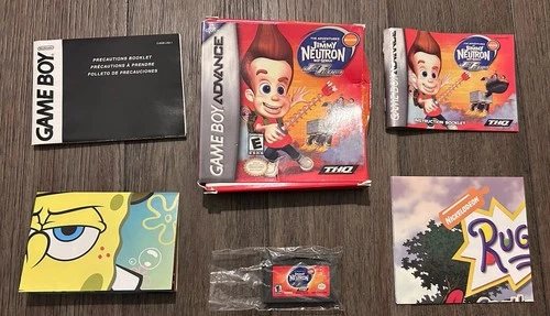 Jimmy Neutron: Boy Genius Nintendo Game Boy Advance W Inserts Tested Working