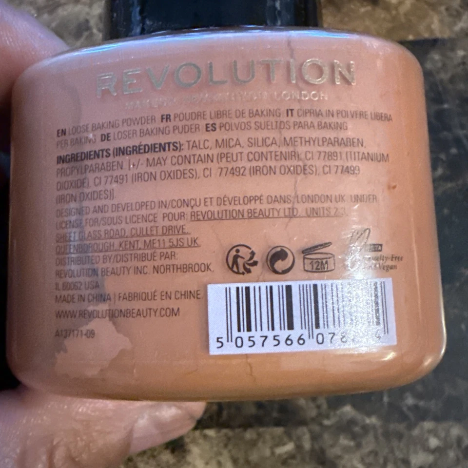 Makeup Revolution Baking Powder Orange 1.12 oz Full size NEW - Image 4 of 4