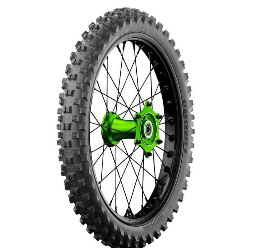 Pneu moto 80-100-21 Michelin Starcross 6 Medium Hard Front TT 51M pour motocross et franchissement
