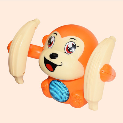 Baby Toys Electric Tumbling Monkey Light Music Puzzle Sound Tipping Monkey Kids 