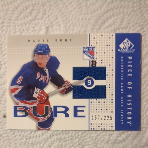 2002-03 SP Game Used - Piece of History Pavel Bure #PH-PB /225 (MEM)