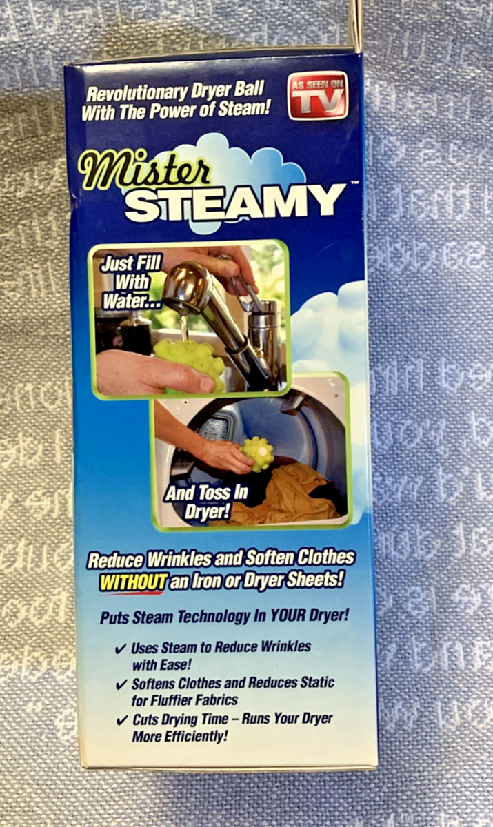 as Seen on TV 2 Count Mister Steamy Dryer Ball Miscellaneous for