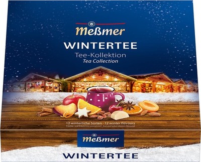 Meßmer Collection Boxen (Wintertee Collection Box) 12 x 15 Teebeutel, 12 Sorten