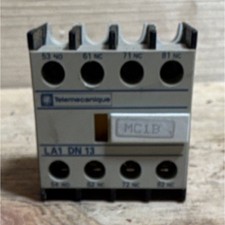 This is a Schneider Electric auxiliary contact block.