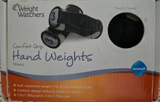 Weight Watchers Comfort Grip Hand Weights Dumbbells 3lb Comfort Grip NIB