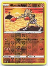 Spada e Scudo Hitmonchan 095/202 NM Pokemon Reverse Holo Carta Tcg Non Comune
